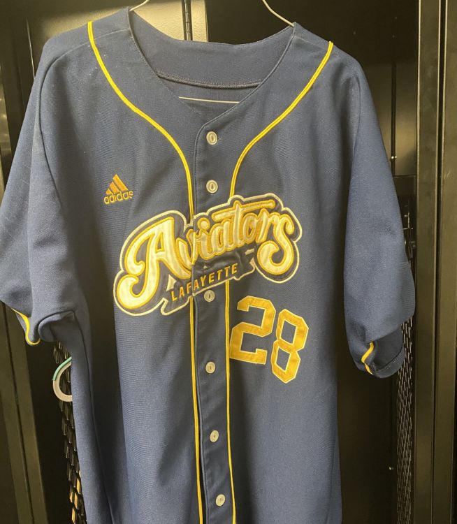 Picture of Authentic Game Worn Jersey - Navy #7 - Size 44