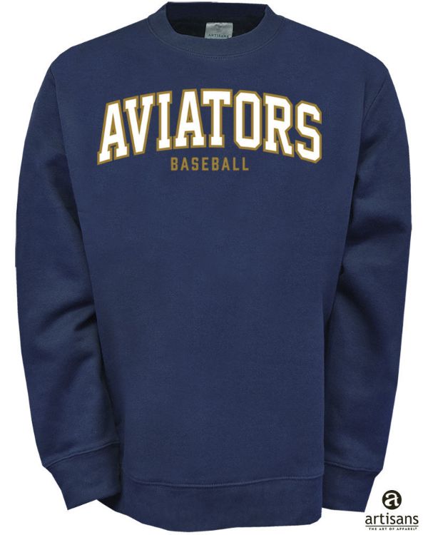 Picture of Navy Embroidered Sweatshirt